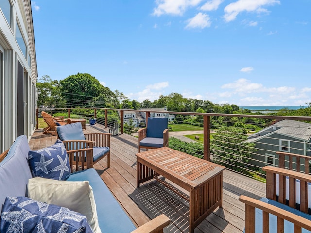 50 View Crest Dr, Falmouth, MA 02540 - view of wooden terrace