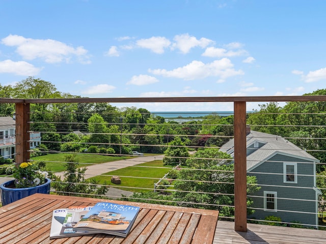 50 View Crest Dr, Falmouth, MA 02540 - view of wooden terrace