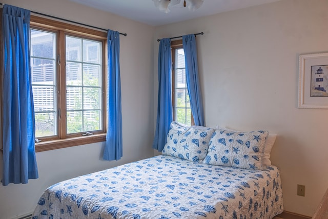 99 Shore Blvd Unit A, East Sandwich, MA 02537 - bedroom with multiple windows and a ceiling fan