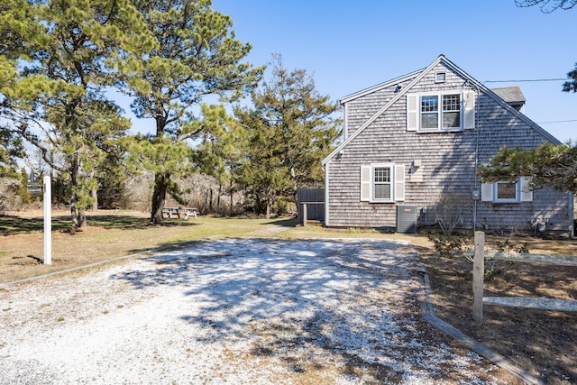 view of property exterior