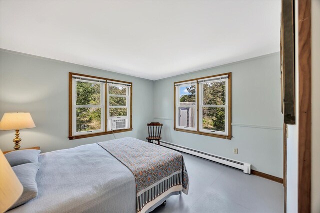 3 Amber Way, Truro, MA 02666 - bedroom featuring baseboard heating and baseboards