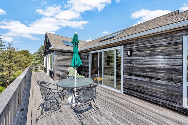 3 Amber Way, Truro, MA 02666 - deck featuring outdoor dining space