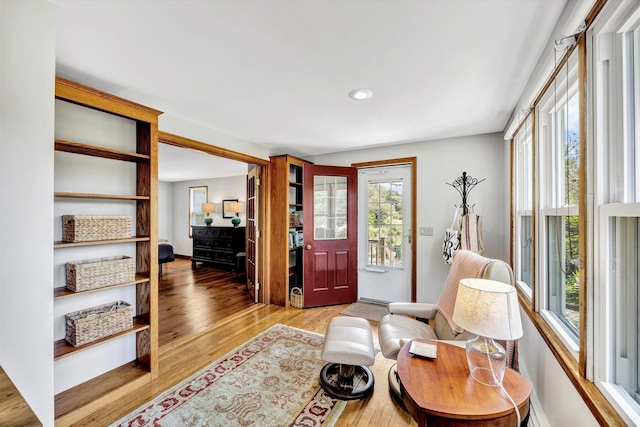 3 Amber Way, Truro, MA 02666 - sitting room featuring wood finished floors and recessed lighting