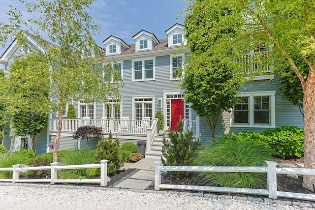 29 Point St, Provincetown, MA 02657 - view of front of home with a deck