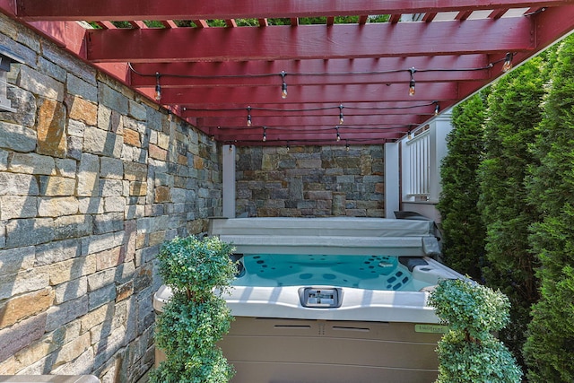 29 Point St, Provincetown, MA 02657 - view of patio / terrace featuring a pergola