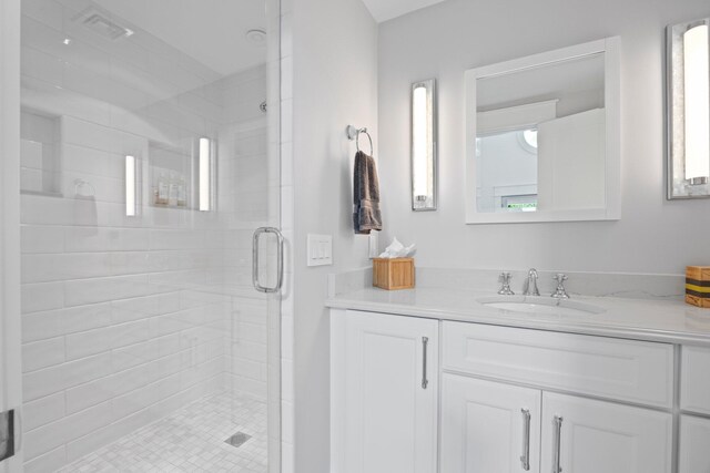 29 Point St, Provincetown, MA 02657 - bathroom with vanity and a stall shower