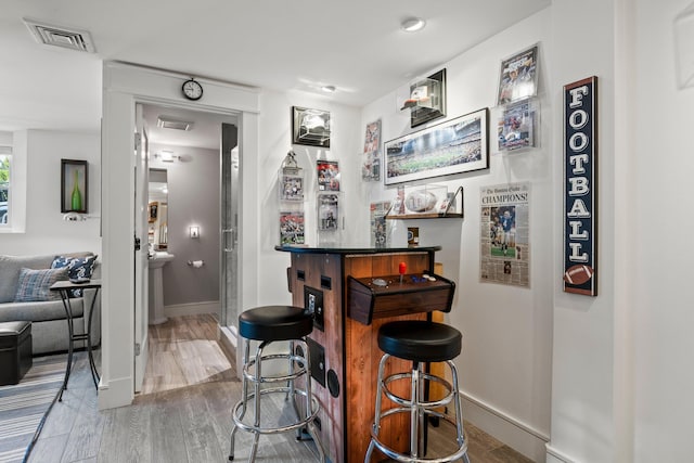 29 Point St, Provincetown, MA 02657 - indoor dry bar with wood finished floors and baseboards