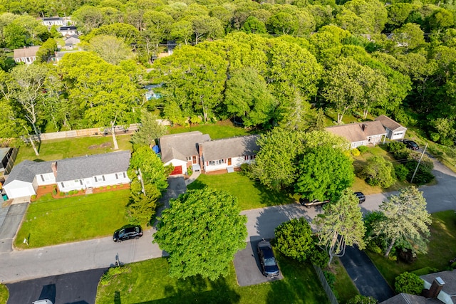 298 Oakland Rd, Hyannis, MA 02601 - drone / aerial view of a heavily wooded area