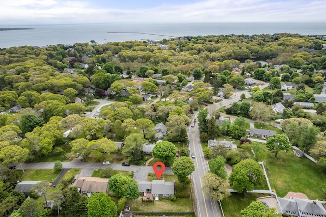 6 Harrington Way, Hyannis, MA 02601 - aerial perspective of suburban area with a large body of water