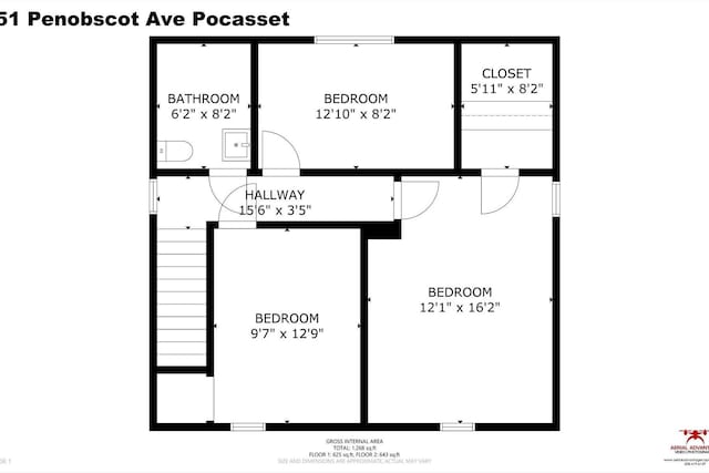 51 Penobscot Ave, Pocasset, MA 02559 - view of room layout