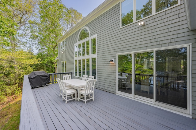 23 Walkerwoods Dr, Harwich, MA 02645 - deck featuring outdoor dining area and grilling area