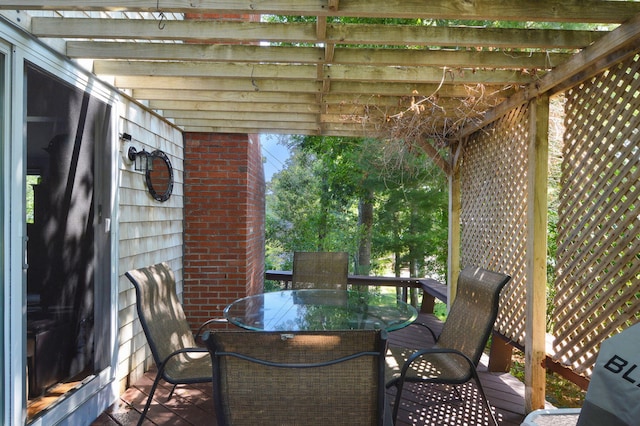 59 Whitecaps Dr, East Falmouth, MA 02536 - view of patio featuring outdoor dining space
