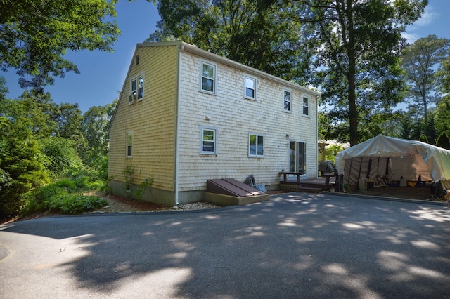59 Whitecaps Dr, East Falmouth, MA 02536 - rear view of house featuring a deck