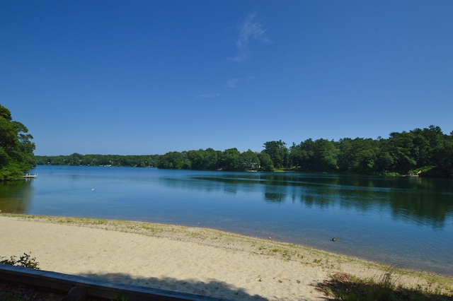 59 Whitecaps Dr, East Falmouth, MA 02536 - water view with a forest
