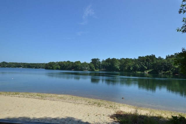 59 Whitecaps Dr, East Falmouth, MA 02536 - water view featuring a forest