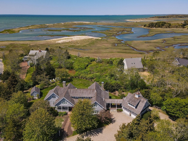 20 Boat Meadow Way, Eastham, MA 02642 - view from above of property with a nearby body of water