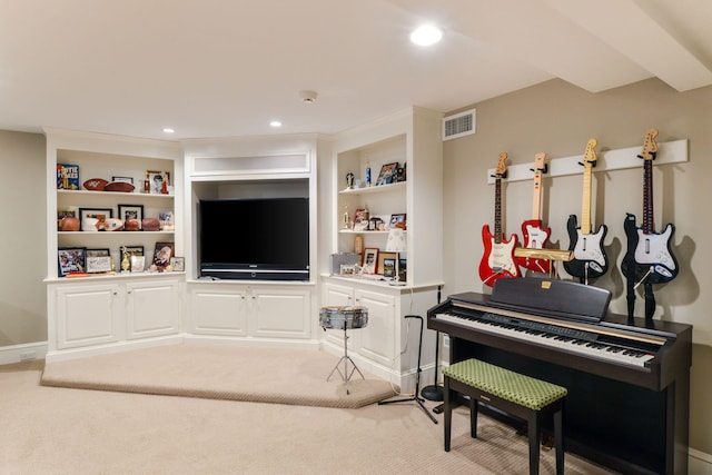 20 Boat Meadow Way, Eastham, MA 02642 - living area with carpet, recessed lighting, and baseboards