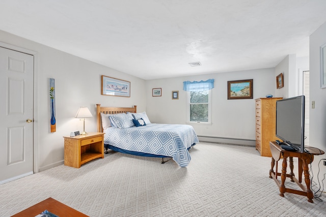 29 Water View Cir, Centerville, MA 02632 - carpeted bedroom featuring a baseboard radiator and baseboards