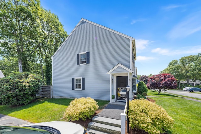441 Buck Island Rd Unit B1, West Yarmouth, MA 02673 - view of front of house with a front lawn