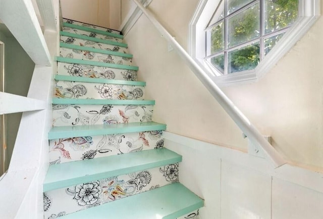 view of stairs