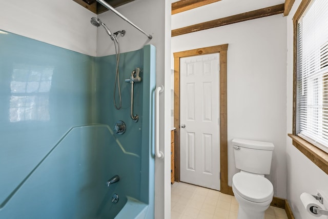 248 N Falmouth Hwy, North Falmouth, MA 02556 - bathroom with washtub / shower combination and toilet