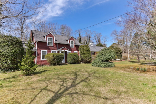 248 N Falmouth Hwy, North Falmouth, MA 02556 - view of front facade with roof with shingles and a front yard