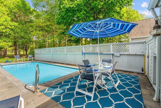 100 Mid-Iron Way Unit 7021, Mashpee, MA 02649 - view of pool with a patio area and a fenced backyard
