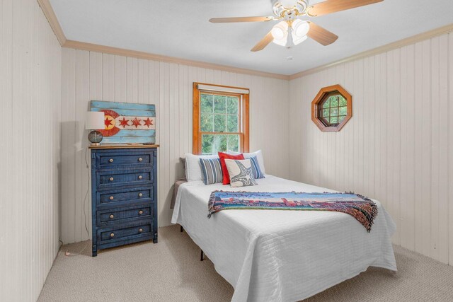 11 Joe Lincoln Rd, West Harwich, MA 02671 - bedroom with carpet flooring, ceiling fan, and ornamental molding