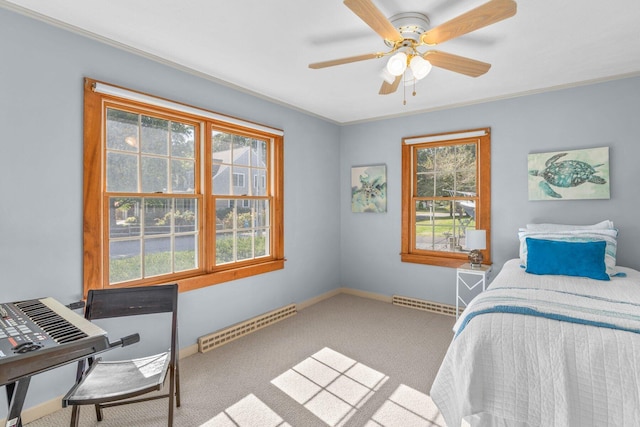 11 Joe Lincoln Rd, West Harwich, MA 02671 - bedroom featuring multiple windows, crown molding, carpet, and baseboards