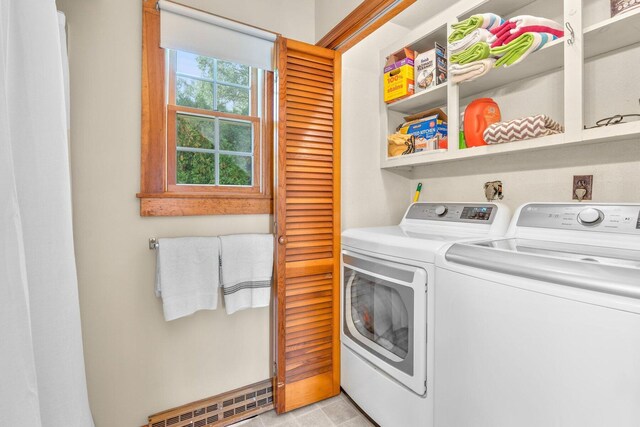 11 Joe Lincoln Rd, West Harwich, MA 02671 - clothes washing area with visible vents, independent washer and dryer, and laundry area