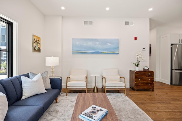 50 Nelson Ave Unit 4, Provincetown, MA 02657 - living room featuring wood finished floors and recessed lighting