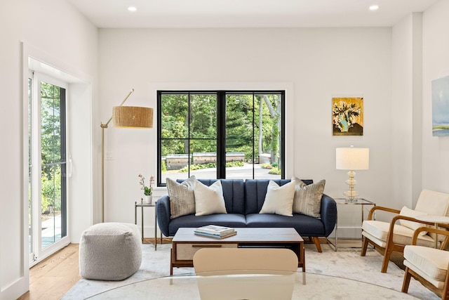 50 Nelson Ave Unit 4, Provincetown, MA 02657 - living area with recessed lighting and light wood finished floors