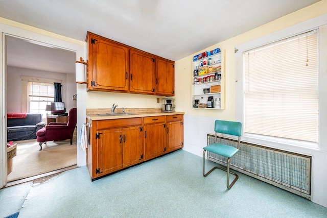 kitchen featuring sink