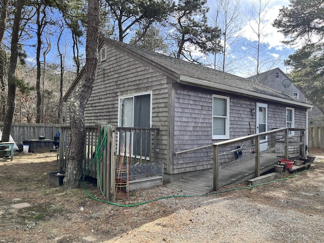 view of side of property