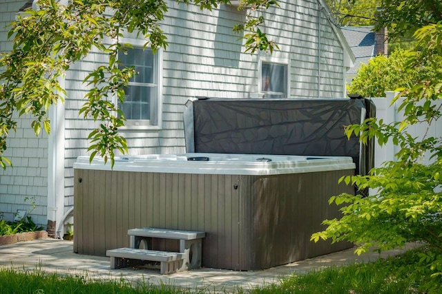 37 Old Salem Way, Osterville, MA 02655 - exterior view of a hot tub