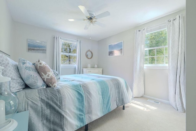 37 Old Salem Way, Osterville, MA 02655 - carpeted bedroom featuring baseboards and a ceiling fan