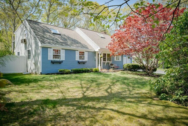 37 Old Salem Way, Osterville, MA 02655 - view of front of house with a shingled roof and a front yard