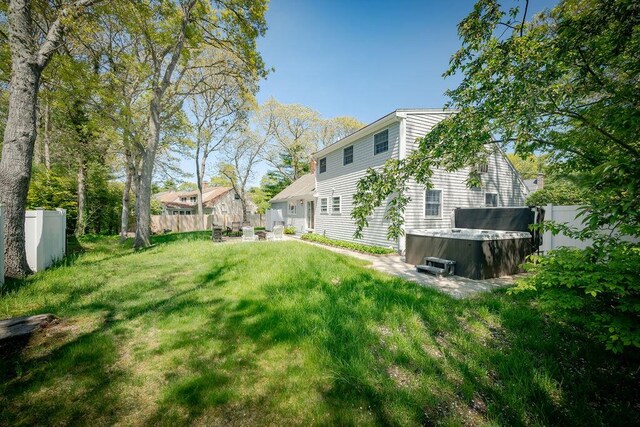 37 Old Salem Way, Osterville, MA 02655 - view of yard with a hot tub