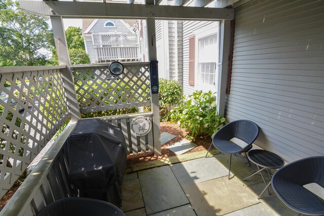 exterior space with grilling area