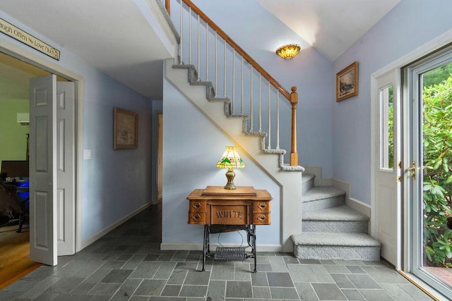 24 Indigo Ln, Osterville, MA 02655 - foyer entrance with stairs and baseboards