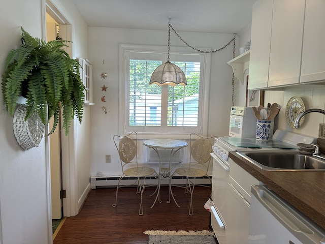 91 Depot St Unit 10, Dennis Port, MA 02639 - dining room with wood finished floors and baseboard heating