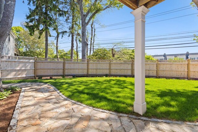 354 Gifford St Unit 1, Falmouth, MA 02540 - view of yard with a patio