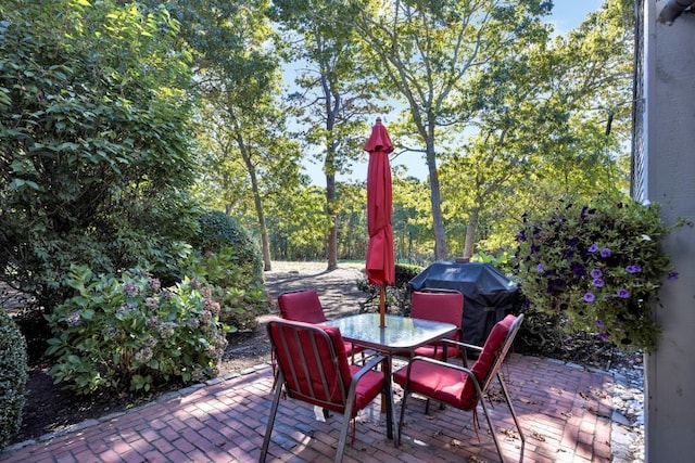 view of patio / terrace with grilling area