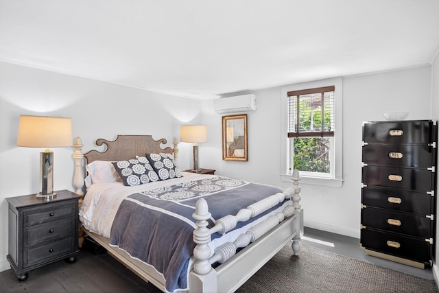 7 Anthony St, Provincetown, MA 02657 - bedroom with a wall unit AC and baseboards