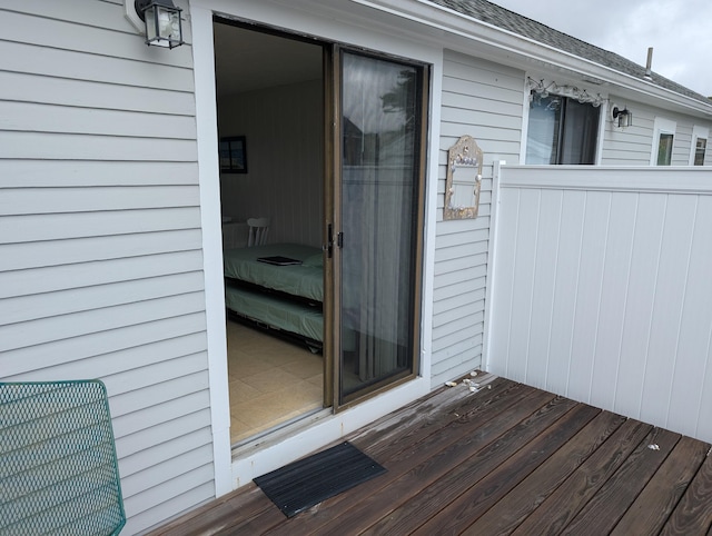 view of deck