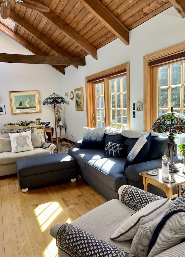 83 Colonial Way W, Falmouth, MA 02540 - living area featuring hardwood / wood-style floors and wood ceiling