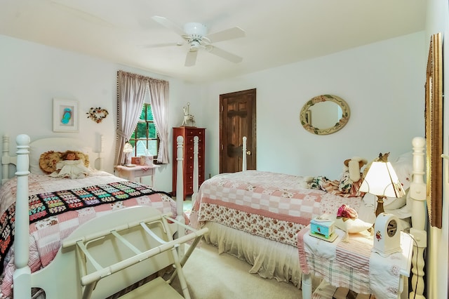 83 Colonial Way W, Falmouth, MA 02540 - carpeted bedroom with ceiling fan