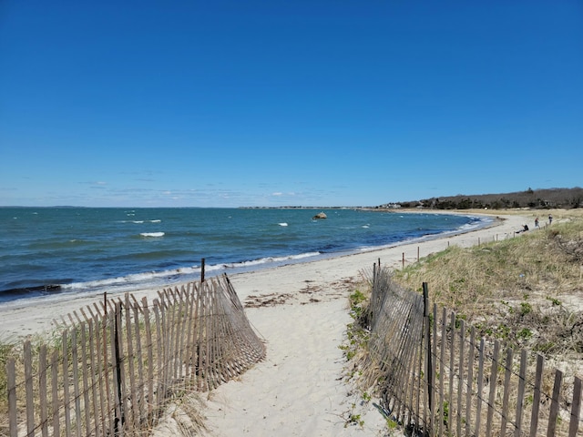 83 Colonial Way W, Falmouth, MA 02540 - water view with nearby beach and fence