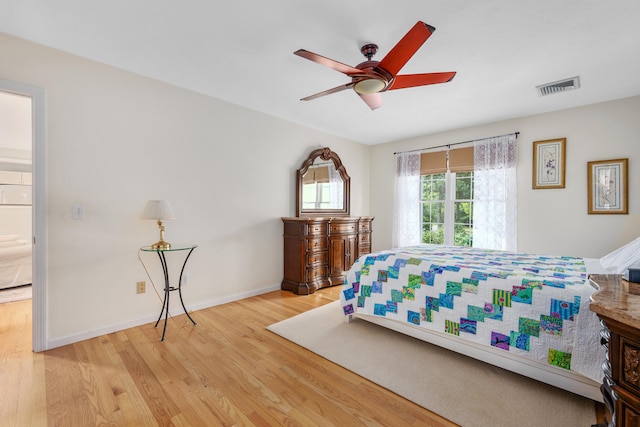 2 Julie Ln, Cotuit, MA 02635 - bedroom featuring light wood-style floors and ceiling fan