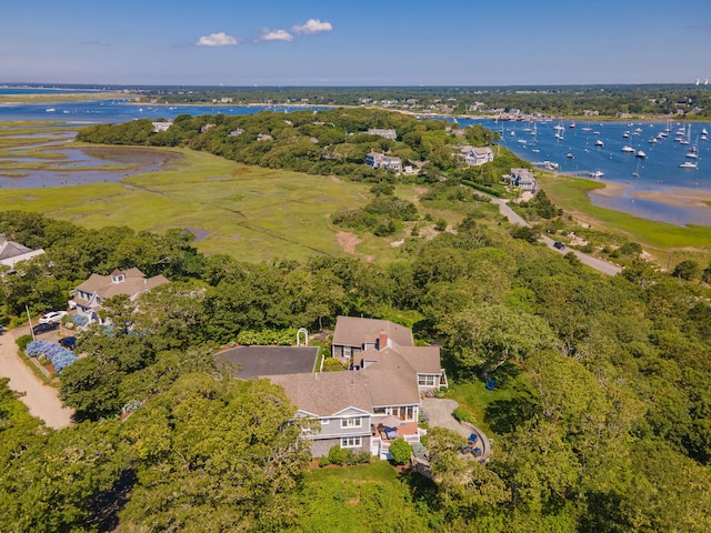 30 Tisquantum Rd, Chatham, MA 02633 - aerial view of property and surrounding area featuring a large body of water